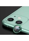 Noktaks - iPhone Uyumlu 12 Mini - Kamera Lens Koruyucu Cl-02 - Yeşil