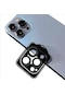 Noktaks - iPhone Uyumlu 13 Pro Max - Kamera Lens Koruyucu Safir Parmak İzi Bırakmayan Anti-reflective Cl-11 - Koyu Yeşil