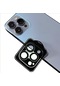 Noktaks - iPhone Uyumlu 13 Pro - Kamera Lens Koruyucu Safir Parmak İzi Bırakmayan Anti-reflective Cl-11 - Koyu Yeşil