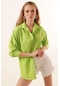 Bigdart 3900 Oversize Uzun Basic Gömlek - Çağla 001