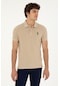 U.s. Polo Assn. Erkek Açık Haki Tişört Basic 50279613-vr183 Açık Haki