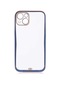 Kilifone - İphone Uyumlu İphone 13 - Kılıf Koruyucu Voit Clear Tatlı Sert Silikon Kapak - Lacivert