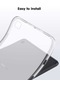 Noktaks - Samsung Galaxy Uyumlu T720 Tab S5e Kılıf - Kılıf Silikon Tablet Kılıfı Spr Arka Kapak - Renksiz