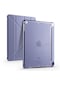 Noktaks - iPad Uyumlu 9.7 2018 6.nesil - Kılıf Kalem Bölmeli Stand Olabilen Origami Tri Folding Tablet Kılıfı - Mavi