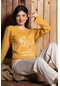 Sude Homewear M952 Penye Kadın Pijama Takımı Sarı