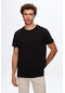Ds Damat Slim Fit Siyah Düz Örgü T-Shirt 1Hc140632006M