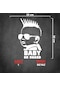 Baby On Board Sticker - Bebek Var Sticker - 32cmx50cm - Beyaz