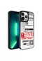 Noktaks - iPhone Uyumlu 13 Pro Max - Kılıf Aynalı Desenli Kamera Korumalı Parlak Mirror Kapak - Fragile