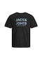 Jack & Jones Klasik Logo Baskılı Tişört Year 12249665 Siyah