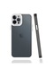 Noktaks - iPhone Uyumlu 12 Pro Max - Kılıf Koruyucu Sert Tarz Mima Kapak - Siyah