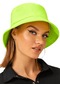 Kadın Neon Yeşili Bucket Şapka-20261 - Std