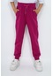 Toontoy Unisex Çocuk Eşofman Alt Mürdüm