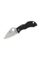 Spyderco Manbug Leaf Frn Black Plainedge Çakı Siyah