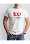 Bk Gift 29 Ekim Tasarımlı Erkek Beyaz T-shirt-6 Trend Tişört