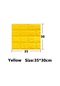 Sarı Kendinden Yapışkanlı Çocuk Odası İçin Sıcak Yatak Odası 5 Adet 35x30 Cm/13.7x11.8 İnç