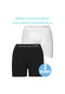 Erkek Dikişsiz/seamless Nefes Alabilen Boxer 2'li Set Beyaz - Siyah