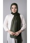 Haki Pratik Hazır Geçmeli Şal Şifon Kumaş Hijab Bone 3009 09