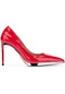 Tamer Tanca Kadın Hakiki Deri Kırmızı Rugan Topuklu Ayakkabı 1037 5518 Bn Ayk Y24 Kırmızı Rgn