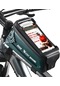 West Biking 2.5l Bisiklet Kadro Üstü Dokunmatik Ekran Çantası Koyu Yeşil