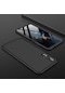 Noktaks - Huawei Uyumlu Huawei Honor 20 - Kılıf 3 Parçalı Parmak İzi Yapmayan Sert Ays Kapak - Siyah