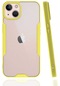iPhone Uyumlu 13 Mini Kılıf Lopard Parfe Kapak - Sari