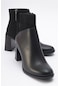 Luvishoes Ropa Siyah Kadın Topuklu Bot