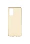 Kilifone - Samsung Uyumlu Galaxy S20 Fe - Kılıf Mat Renkli Esnek Premier Silikon Kapak - Gold