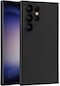 Ekılıf - Samsung Galaxy S24 Ultra Uyumlu Kılıf Mat Soft Premier Silikon Kapak - Siyah