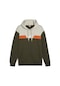 Puma Power Colorblock Hoodie Sweatshirts Erkek Yeşil 68173270 001