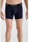 Maraton Sportswear Ekstra Slim Erkek Düz Paça Basic Açık Lacivert Boxer 20395-açık Lacivert