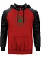 Boston C. Logo Kırmızı Renk Reglan Kol Sweatshirt