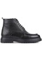 Shoetyle - Siyah Deri Fermuarlı Erkek Bot 250-604-875-siyah