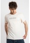 Adam Boxes Baskılı O-yaka T-shirt Girasol - Ham Pamuk-pamuk Beyaz