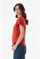 Fullamoda Basic Bürümcük Kumaş Gömlek- Kırmızı 24YGB1499197501-Kırmızı