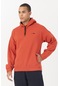 Maraton Sportswear Comfort Erkek Kapşonlu Düşük Kol Outdoor Turuncu Sweatshirt 22678-turuncu
