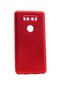 Kilifone - Lg Uyumlu V20 - Kılıf Mat Renkli Esnek Premier Silikon Kapak - Kırmızı
