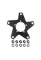 Maiyame Alüminyum Motor Dişli Adaptörü 130bcd, 38-60t, Siyah, 2.5mm Kalınlık, Aşırı Taşınabilir Çok Renkli