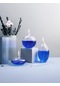 Glassic Pride Mix Mavi Cam Kandil 3 Adet Cam Kandil - 750 Ml Kandil Yağı - 3 Adet Kandil Fitili