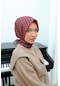 Silk Home Soft Eşarp 73073-36 Bordo, Narçiçeği, Saks, Bej