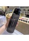 Spor Şeffaf Su Şişesi 780 Ml Taşınabilir Spor Salonu Seyahat Temizle Sızdırmaz Black-frosted Black-frosted