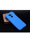 Tecno - General Mobile Gm 8 - Kılıf Mat Renkli Esnek Premier Silikon Kapak - Mavi