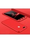 Kilifone - Xiaomi Uyumlu Mi 5x / Mi A1 - Kılıf 3 Parçalı Parmak İzi Yapmayan Sert Ays Kapak - Kırmızı