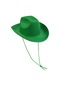 Suntek Western Cowboy Hat Dans Etkinlik Etkinlikleri Için Basit Yeşil