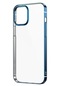 Tecno - İphone Uyumlu İphone 12 - Kılıf Arkası Şeffaf Kenarları Renkli Pixel Kapak - Gümüş