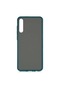 Mutcase - Huawei Uyumlu P Smart S / Y8p Aqm-lx1 - Kılıf Arkası Mat Buzlu Kenarı Renkli Düğmeli Fri Silikon - Koyu Yeşil