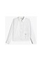 Koton Poplin Gömlek Uzun Kollu Cep Detaylı Çıtçıt Kapamalı Pamuklu Beyaz 4wkg60041aw 4WKG60041AW000