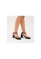 Tamer Tanca Kadın Hakiki Deri Siyah Klasik Ayakkabı 94 14003-1 Bn Ayk Y22 Sıyah