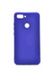 Kilifone - Xiaomi Uyumlu Mi 8 Lite - Kılıf Mat Renkli Esnek Premier Silikon Kapak - Saks Mavi