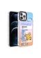 Noktaks - İphone Uyumlu İphone 13 Pro Max - Kılıf Sert Kamera Korumalı Desenli Korn Kapak - No1