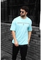 Weyeze Hidden Baskılı Oversize T-shirt Ac-y36009lns- Mint Yeşili